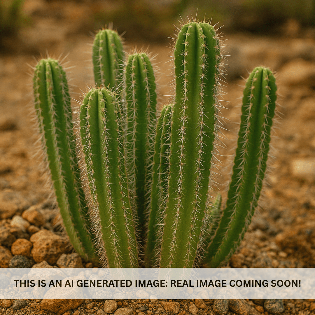 Neocardinacea neocardensis columnar cactus in desert landscape — Phoenix, AZ