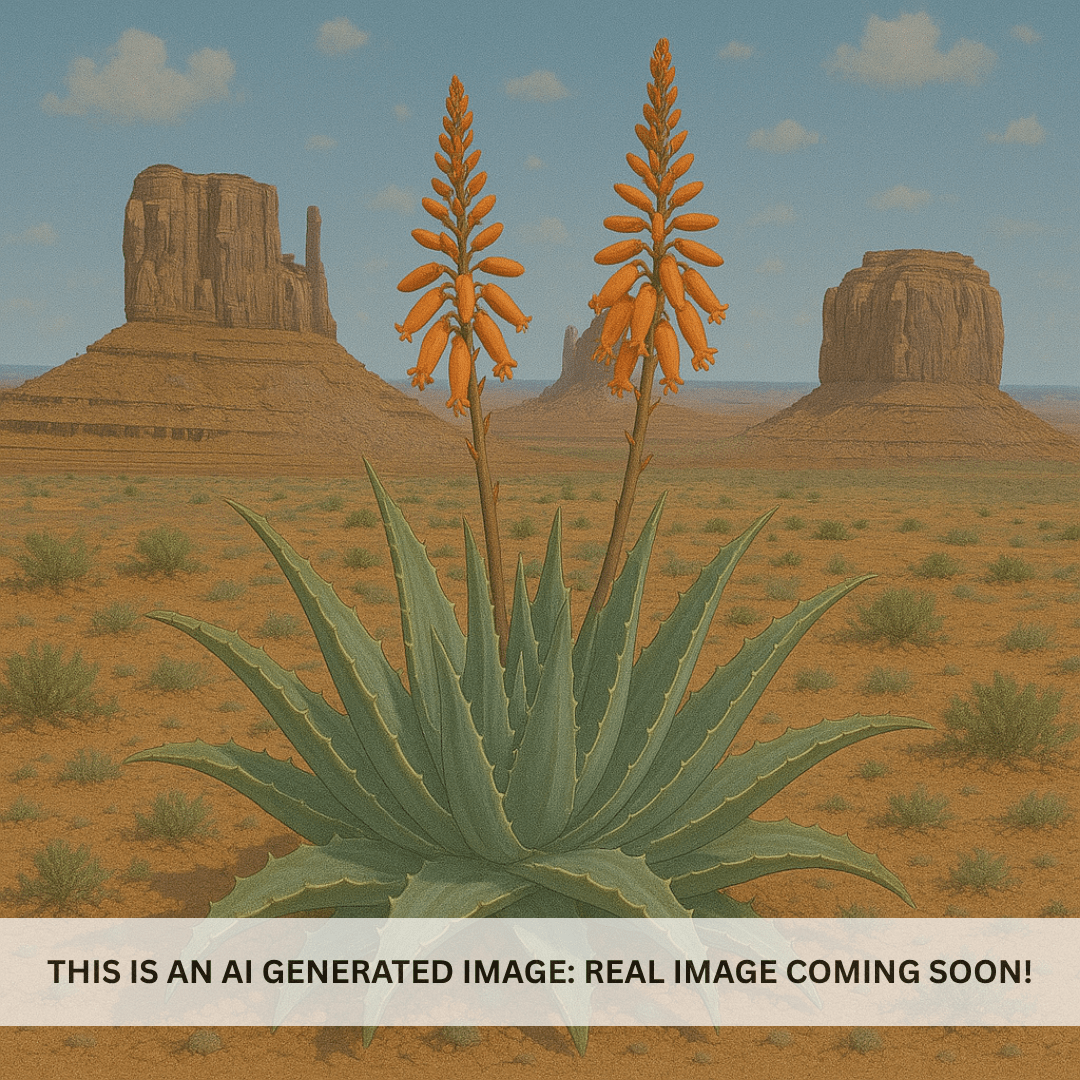 Popcorn Aloe (Aloe camperi) clumping succulent with textured green leaves in desert garden — Phoenix, AZ