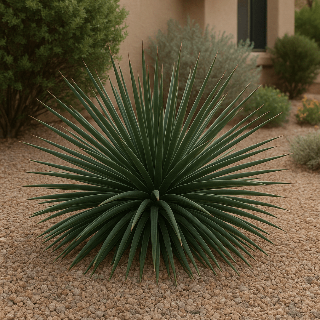 Twin Flowered Agave (Agave geminiflora) mature specimen in desert landscape — Phoenix, AZ