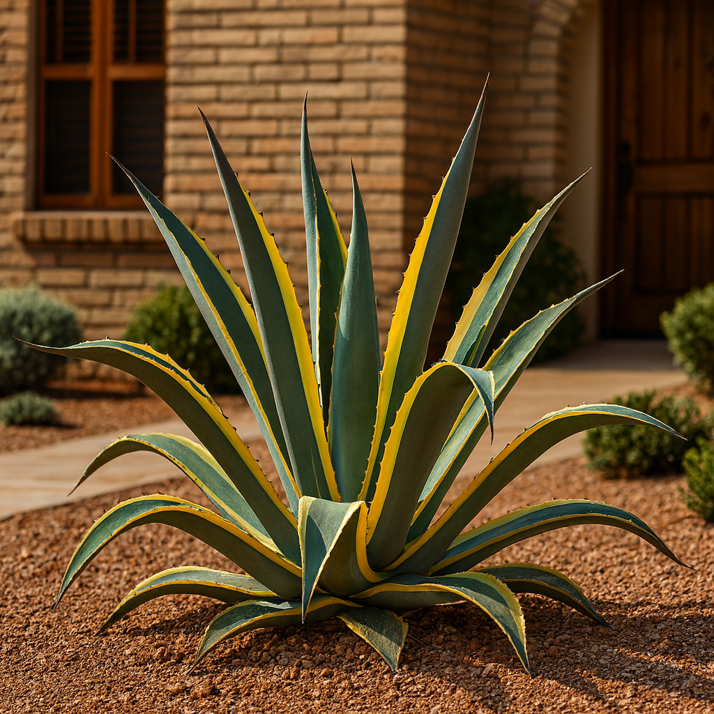 Variegated Tropical Agave