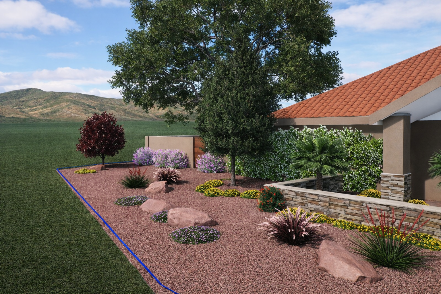 Desert Heritage Xeriscape: Timeless Front Yard Landscaping