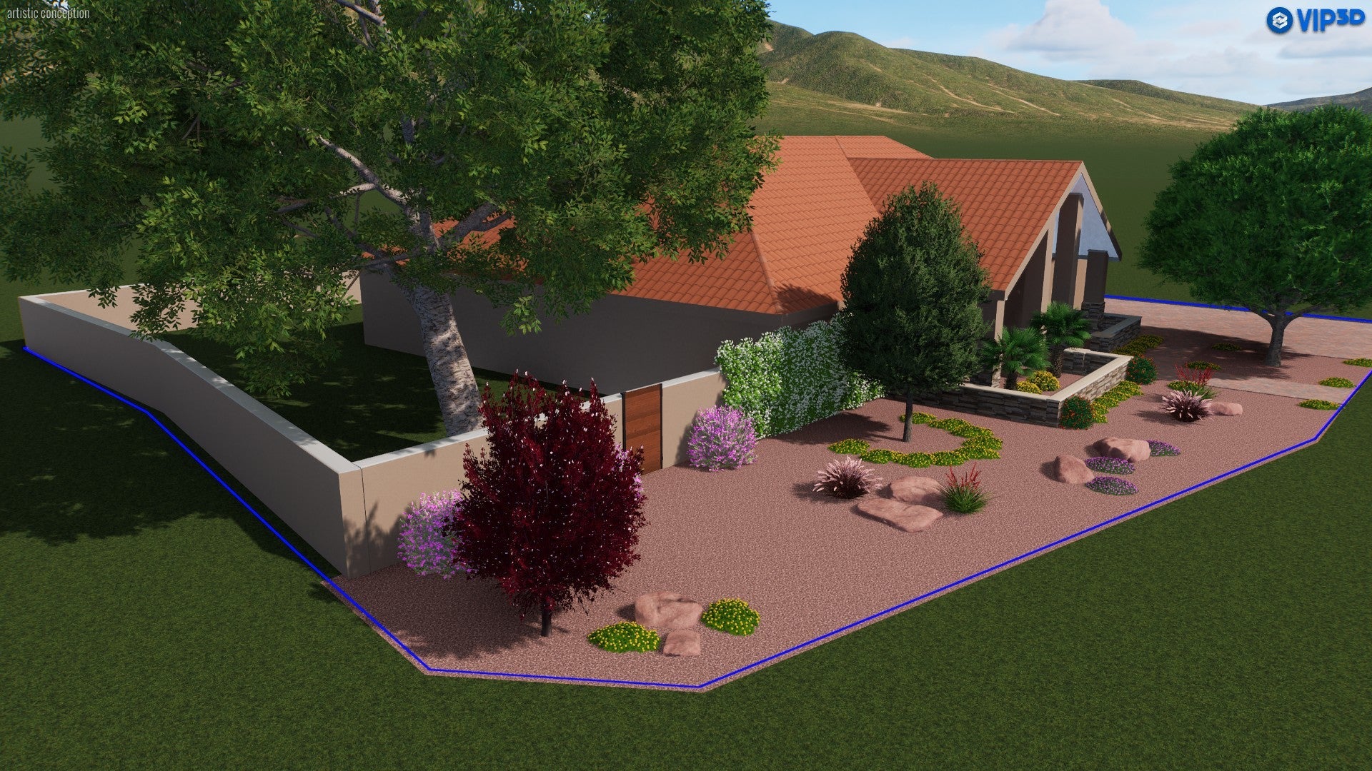 Desert Heritage Xeriscape: Timeless Front Yard Landscaping