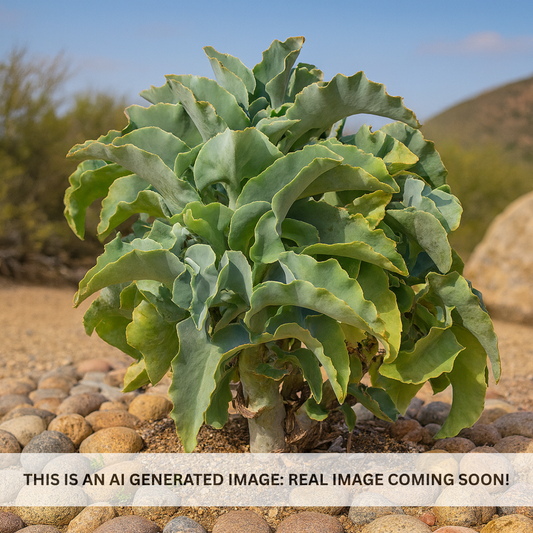 Blue Slick Elephant's Ear