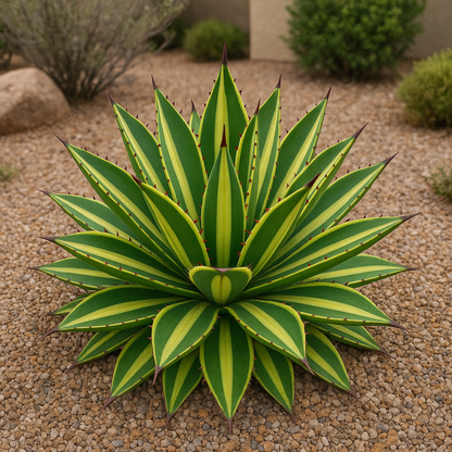 Center Stripe Agave
