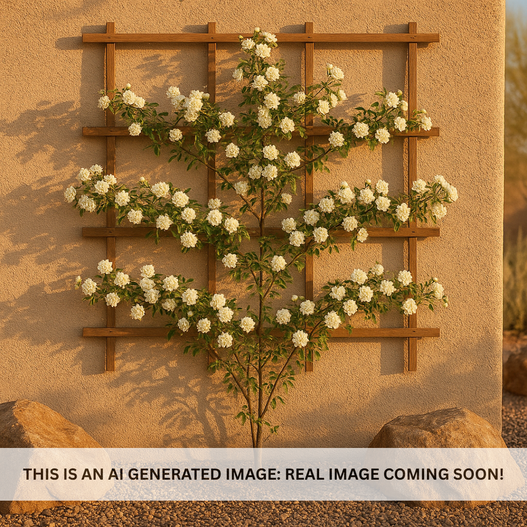 Lady Banks Rose - White Espalier