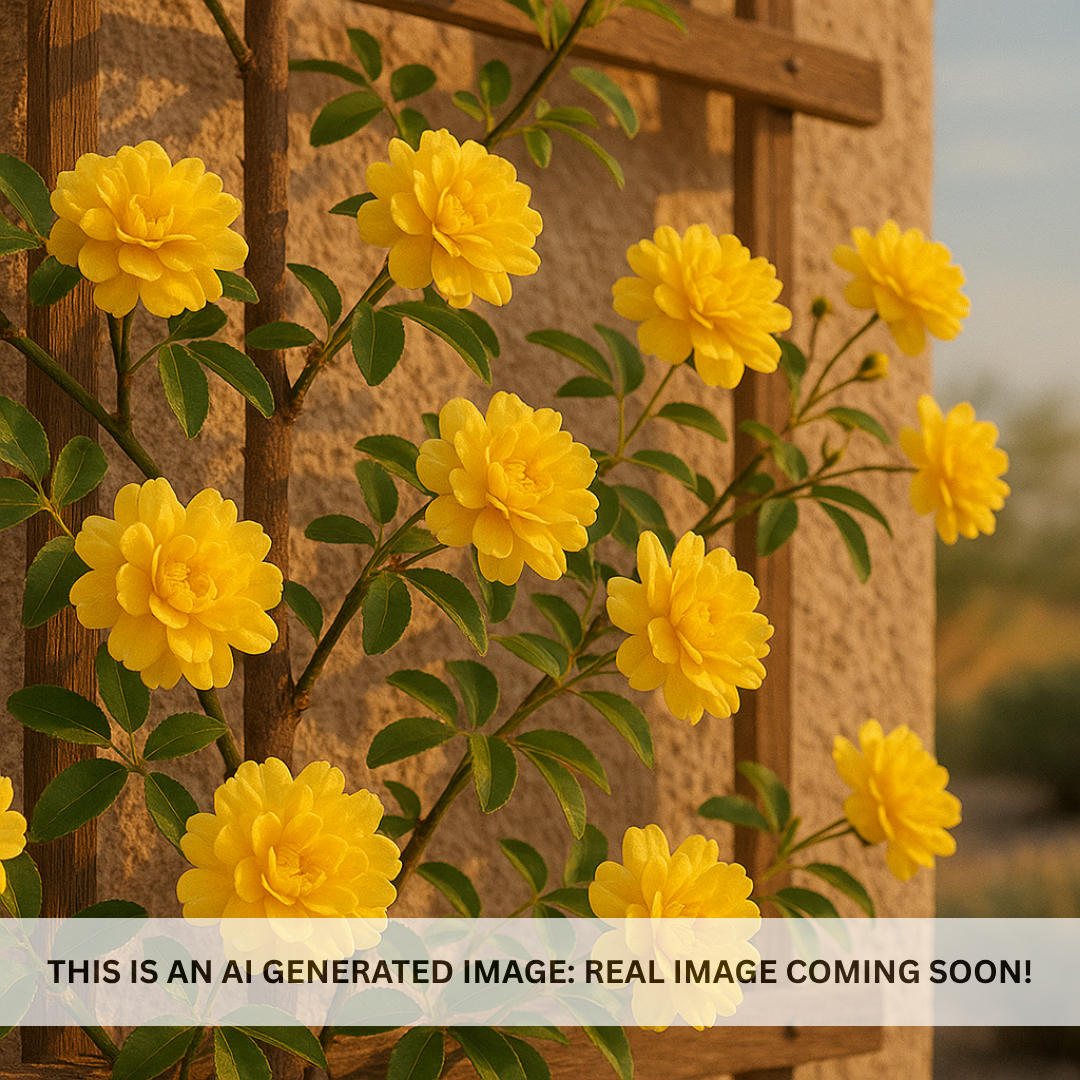 Lady Banks Rose - Yellow Espalier
