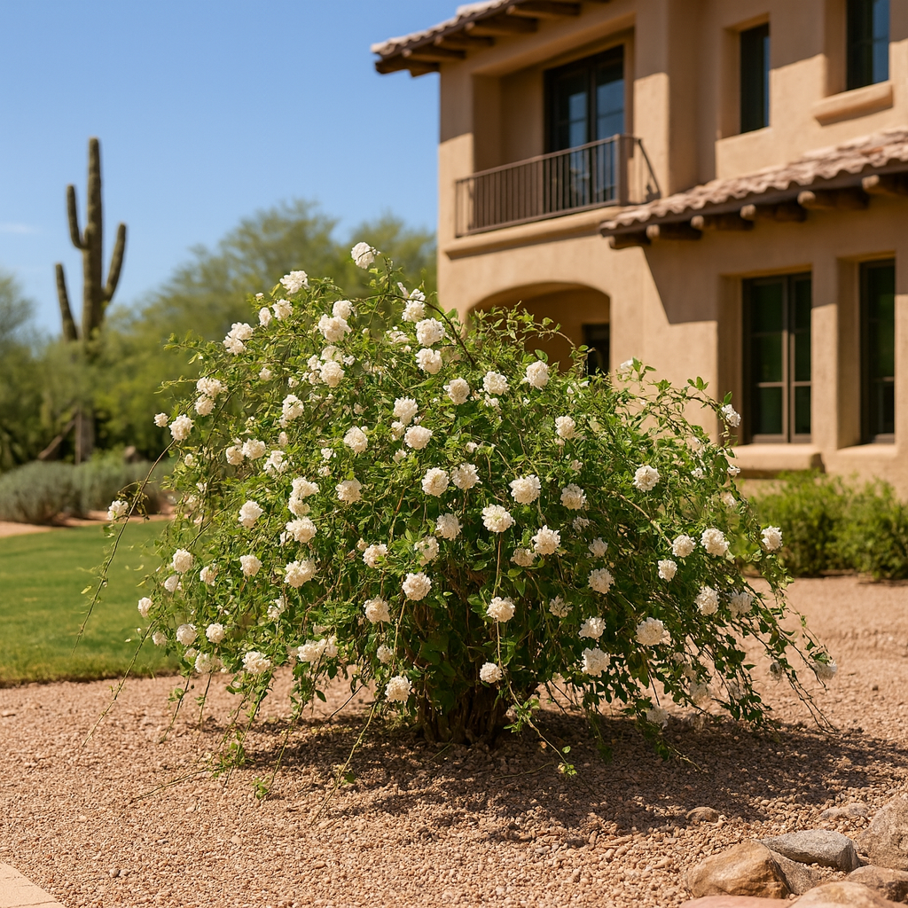 Lady Banks Rose - White Espalier