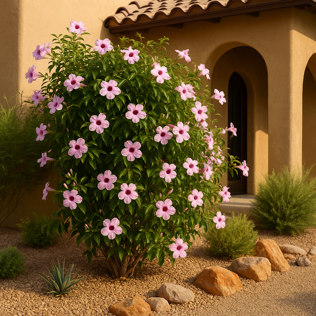 Pink Trumpet Espalier