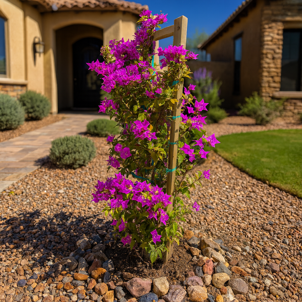 Purple Bougainvillea Espalier