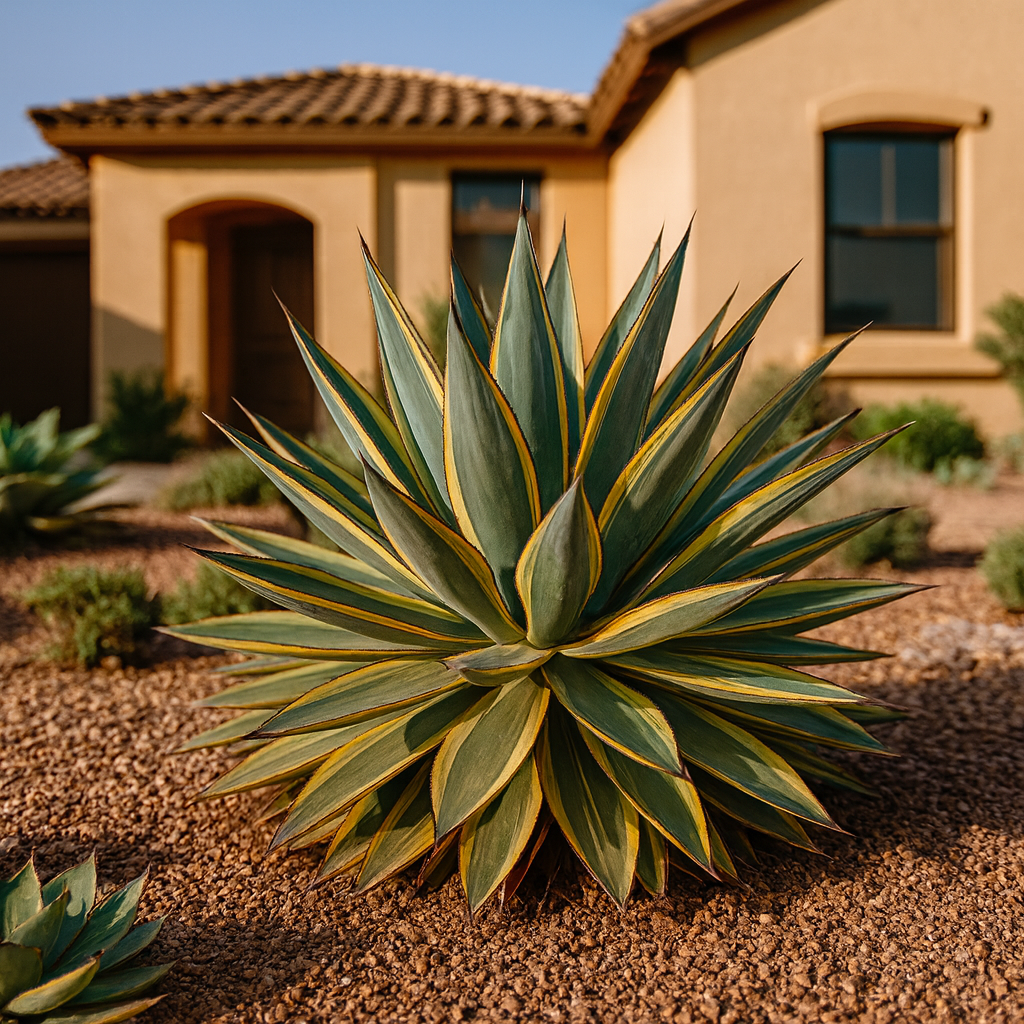 Variegated Blue Glow Agave